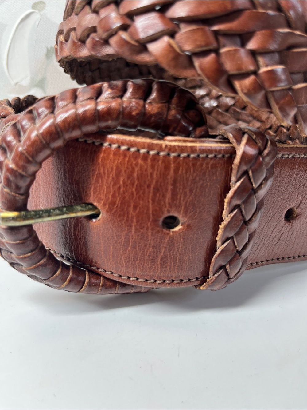 Ralph Lauren Leather Belt Vintage - Picture 2 of 12